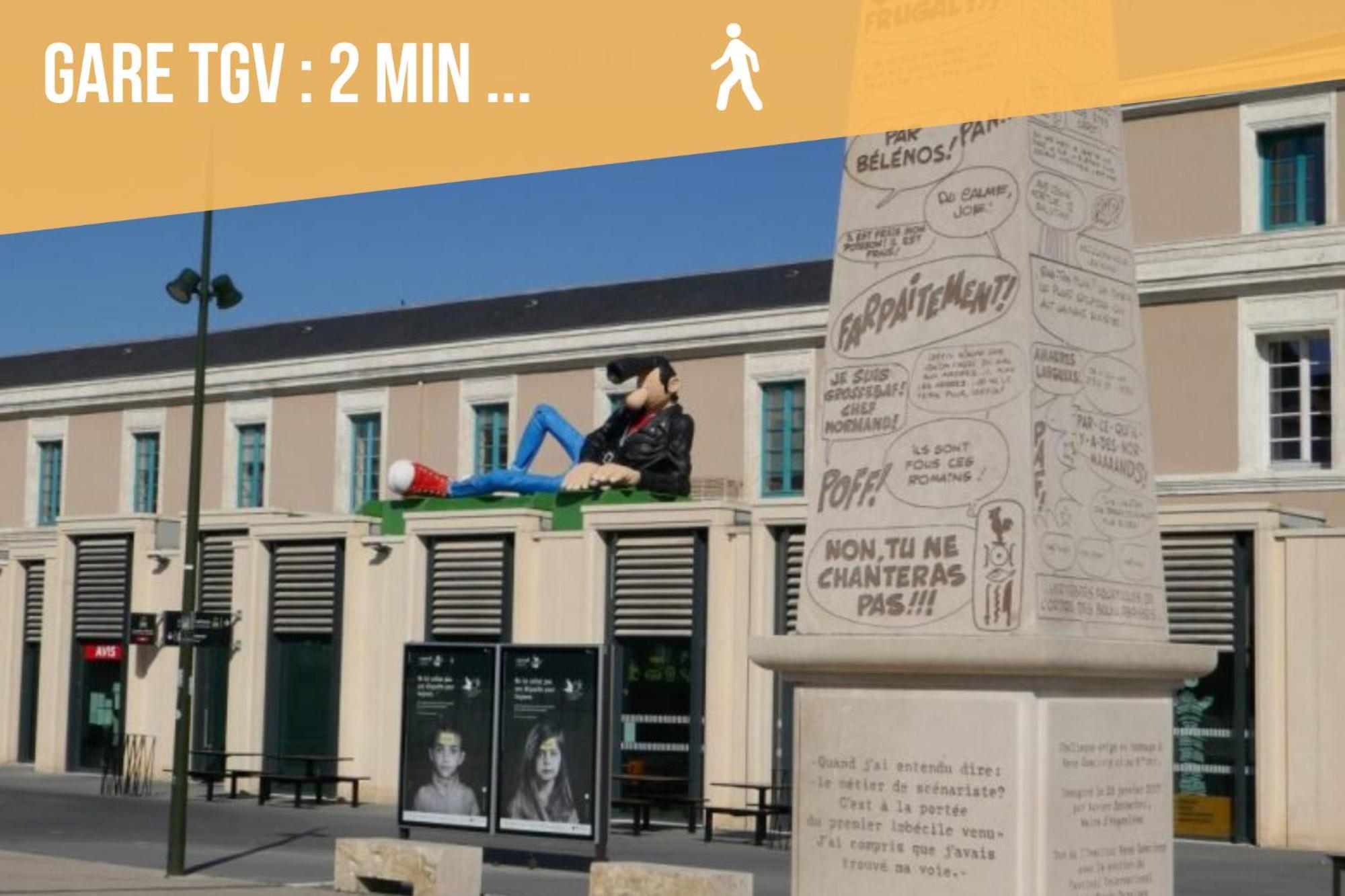 Appart Proche Gare Tgv Angouleme Deco Theme Bande Dessinee Kültér fotó